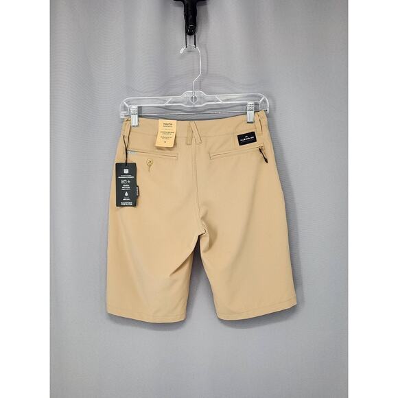 Quiksilver Shorts Boys 12 Khaki Amphibian Hybrid Walkshorts 4-Way Stretch Youth - Picture 2 of 16